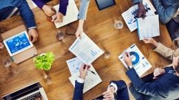 Group of Multiethnic Busy People Working in an Office